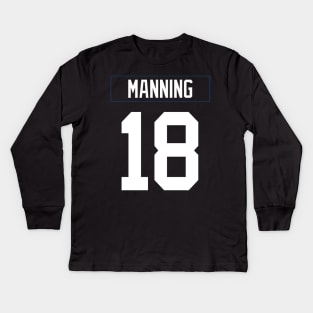 Peyton Manning Kids Long Sleeve T-Shirt